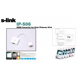 S-LINK IP-506 IPOD-IPHONE-IPAD HDMI KONNEKTOR